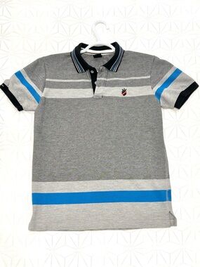 Vintage Coach Striped Polo Shirt mens size medium